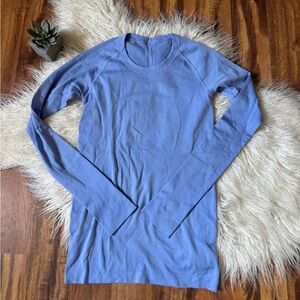 Lululemon Women’s Swiftly Tech Long Sleeve Tee Periwinkle Blue